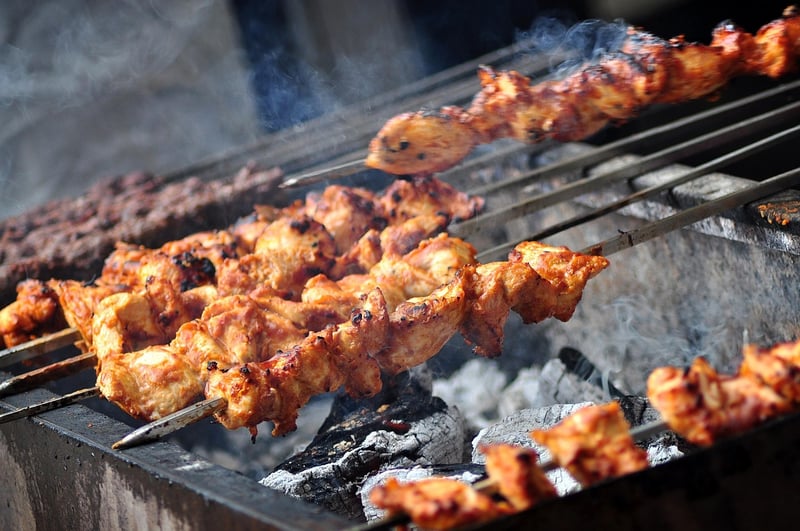 Sriracha Chicken Skewers